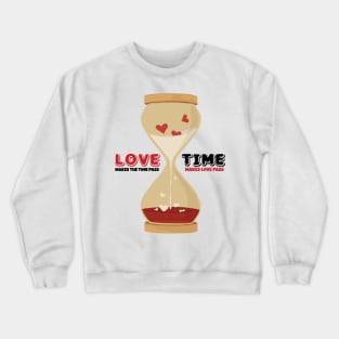 Sand Clock of Love Crewneck Sweatshirt